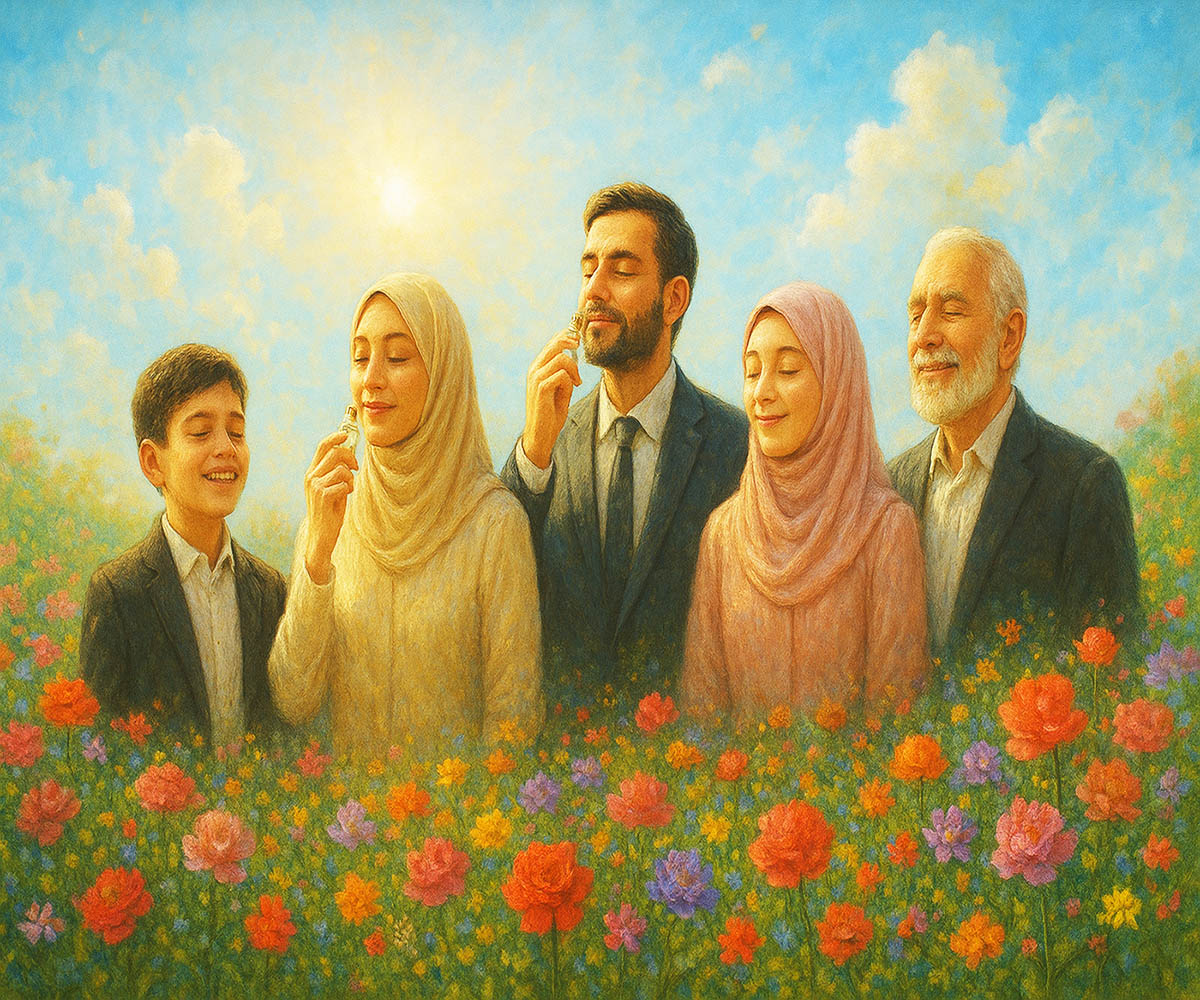 انتخاب رایحه و عطر مناسب برای یک خانواده گرم، صمیمی و معنوی