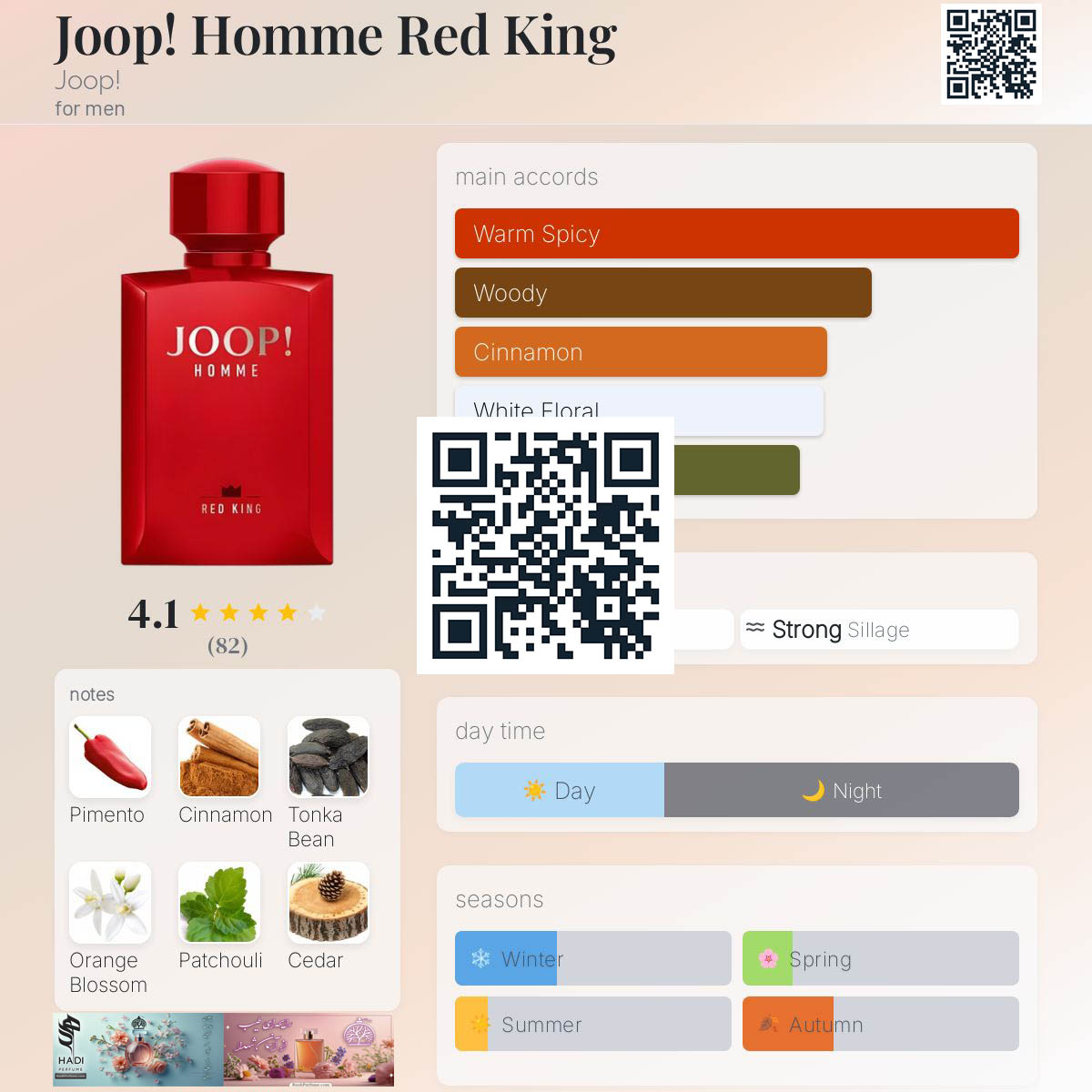 نقد و بررسی عطر ادکلن جوپ هوم قرمز پادشاه(جپ رد کینگ) Joop Homme Red King Joop perfume